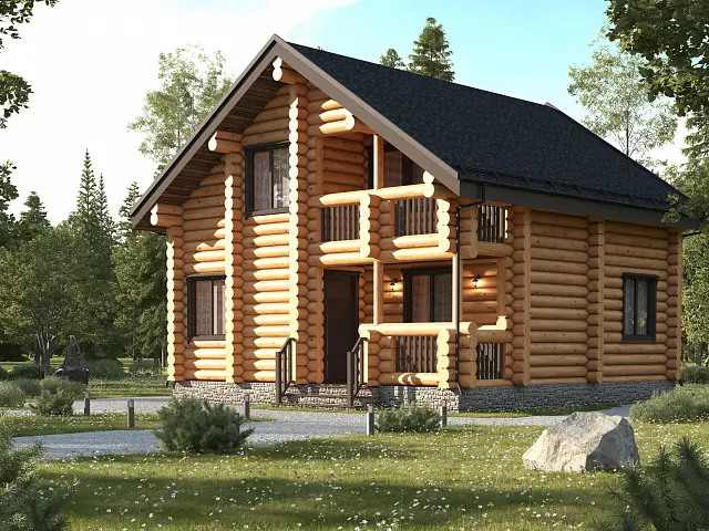 Какая планировка самая выгодная для дома из бревна?